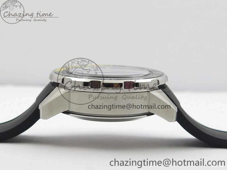 MIROTIME 0305 Aquatimer Chrono IW376702 SS BLS 1:1 Best Edition Black Dial on Black Rubber Strap A WellDesigned 7105